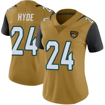 black and red carlos hyde jersey